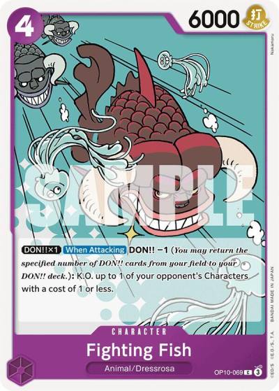 Fighting Fish OP10-069 Royal Blood Card
