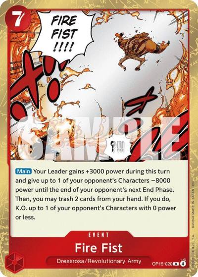 Fire Fist OP15-020 Adventure on Kami's Island Card