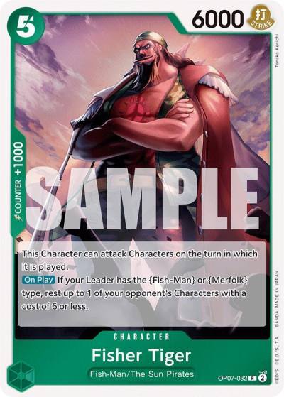Fisher Tiger OP07-032 500 Years in the Future Card