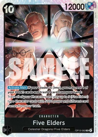 Five Elders OP13-082 Carrying On His Will Card