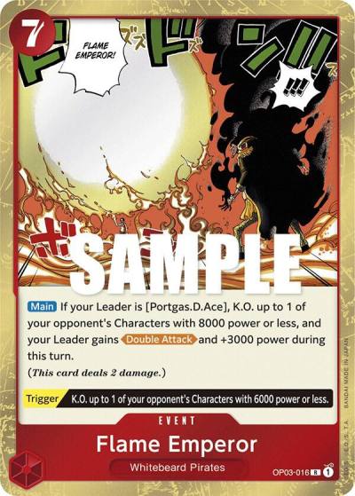 Flame Emperor OP03-016 Pillars of Strength Card
