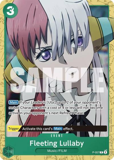 Fleeting Lullaby P-057 Starter Deck 16: GREEN Uta Card
