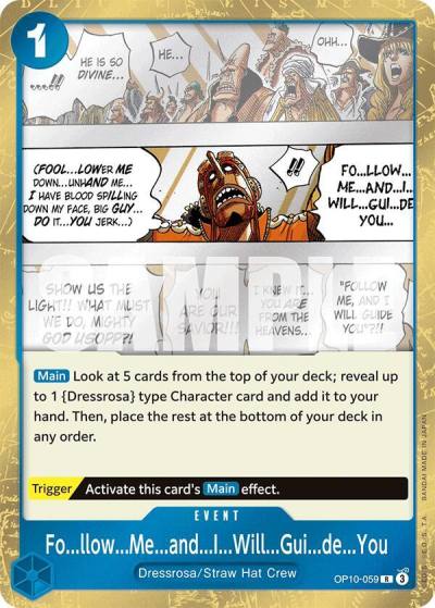 Fo...llow...Me...and...I...Will...Gui...de...You OP10-059 Royal Blood Card