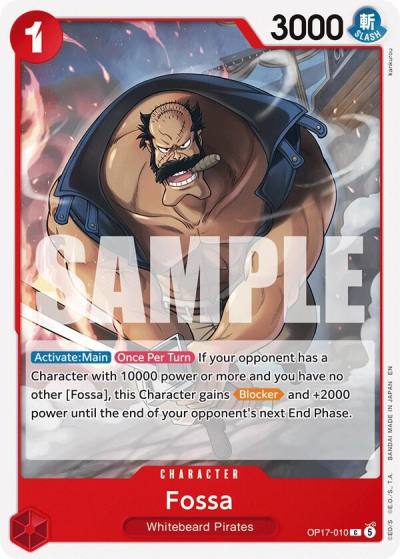 Fossa OP17-010 The World's Strongest Warriors Card