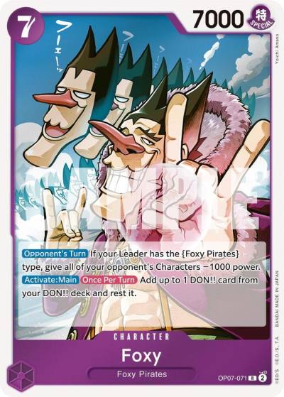 Foxy (071) OP07-071 500 Years in the Future Card