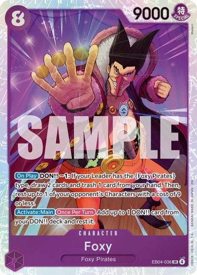 Foxy EB04-036 The Azure Sea's Seven Card