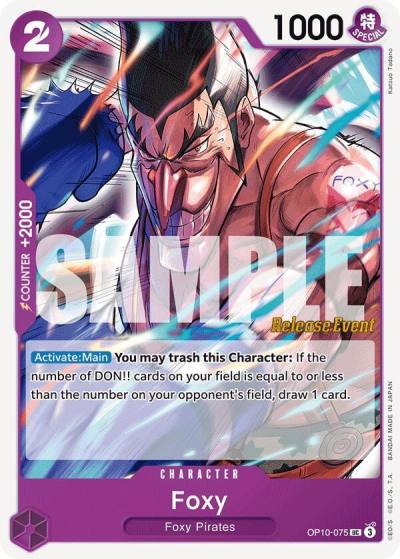 Foxy OP10-075 Royal Blood Release Event Cards Card