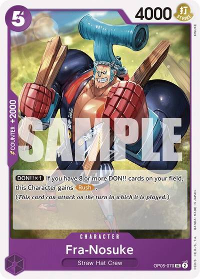 Fra-Nosuke OP05-070 Starter Deck 18: PURPLE Monkey.D.Luffy Card