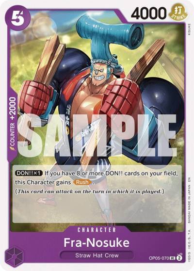 Fra-Nosuke (Reprint) OP05-070 Starter Deck 26: PURPLE/BLACK Monkey.D.Luffy Card