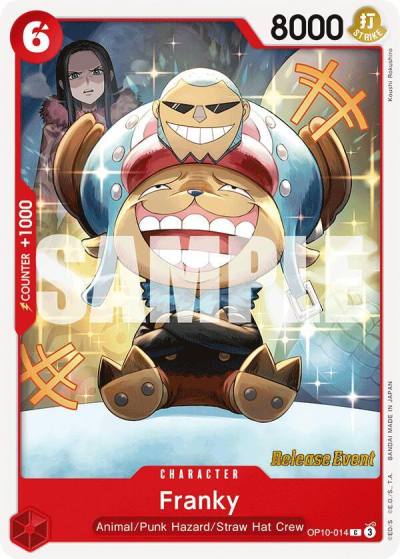 Franky (014) OP10-014 Royal Blood Release Event Cards Card