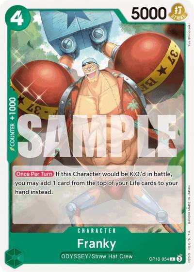 Franky (034) OP10-034 Royal Blood Card