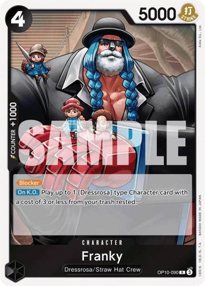 Franky (090) OP10-090 Royal Blood Card
