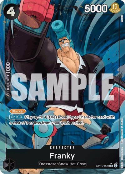 Franky (090) (Parallel) OP10-090 Royal Blood Card