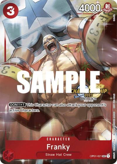 Franky (CS 2023 Celebration Pack) OP01-021 One Piece Promotion Cards Card