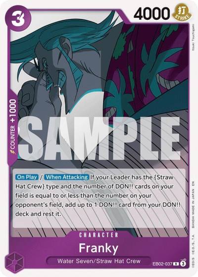 Franky EB02-037 Extra Booster: Anime 25th Collection Card