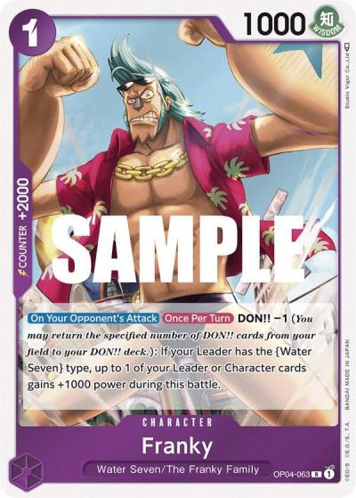 Franky OP04-063 Kingdoms of Intrigue Card
