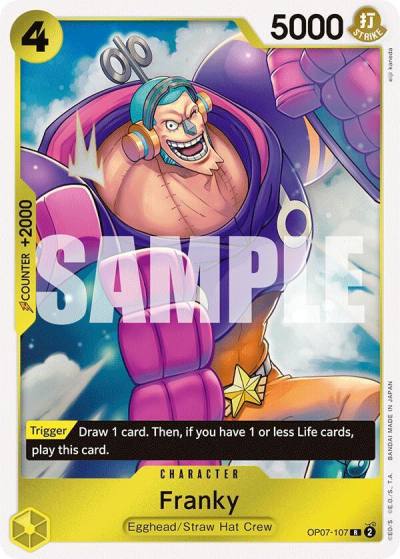 Franky OP07-107 500 Years in the Future Card