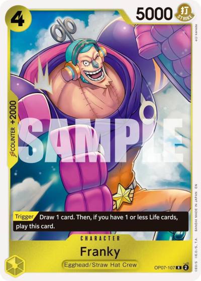 Franky - OP07-107 (Reprint) OP07-107 Premium Booster -The Best- Vol. 2 Card