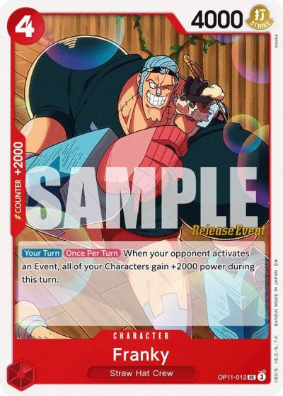 Franky OP11-012 A Fist of Divine Speed Release Event Cards Card