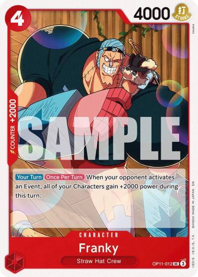 Franky OP11-012 A Fist of Divine Speed Card