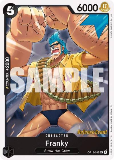 Franky OP15-089 Adventure on Kami's Island Release Event Cards Card