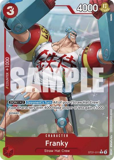 Franky (Parallel) ST21-011 Starter Deck EX: Gear 5 Card