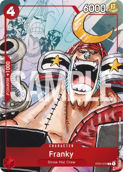Franky - ST01-010 (Alternate Art) ST01-010 One Piece Promotion Cards Card