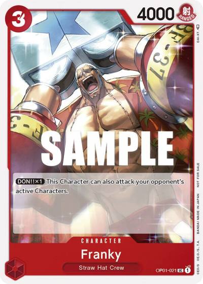 Franky (Tournament Pack Vol. 2) OP01-021 One Piece Promotion Cards Card
