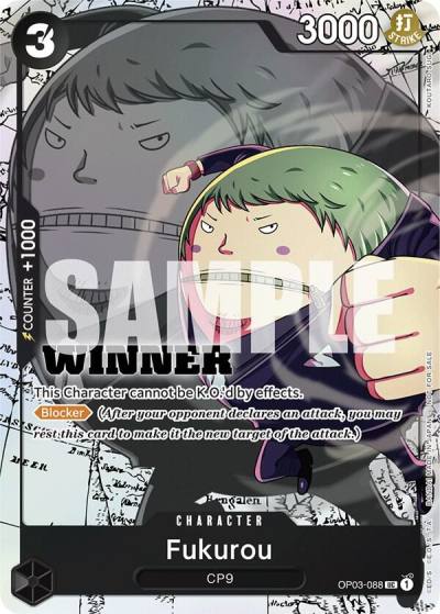 Fukurou (Winner Pack Vol. 6) OP03-088 One Piece Promotion Cards Card