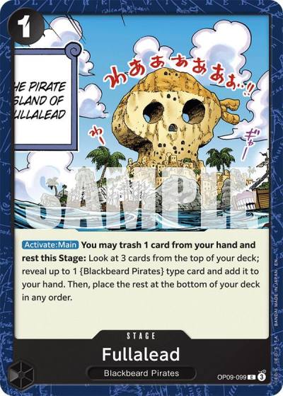 Fullalead (Reprint) OP09-099 Starter Deck 27: BLACK Marshall.D.Teach Card