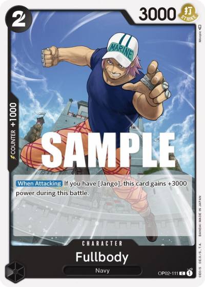 Fullbody OP02-111 Paramount War Card