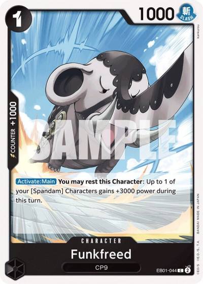 Funkfreed EB01-044 Extra Booster: Memorial Collection Card