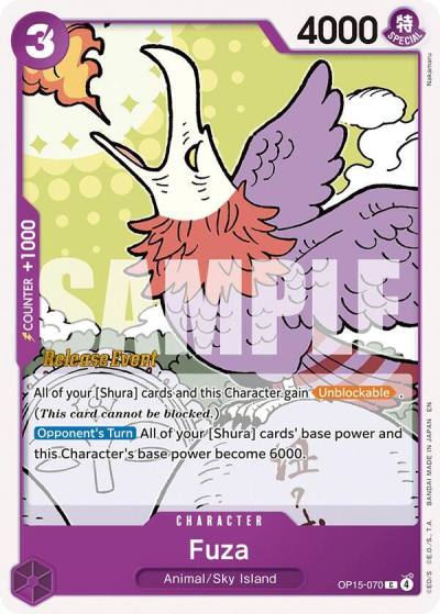 Fuza OP15-070 Adventure on Kami's Island Release Event Cards Card