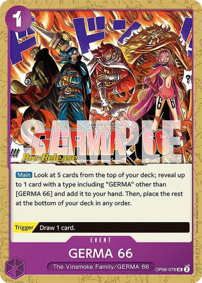 GERMA 66 OP06-078 Wings of the Captain Pre-Release Cards Card