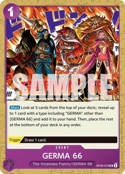 GERMA 66 OP06-078 Wings of the Captain Card