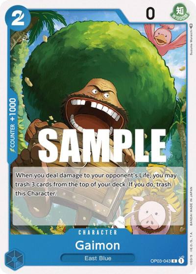 Gaimon OP03-043 Pillars of Strength Card