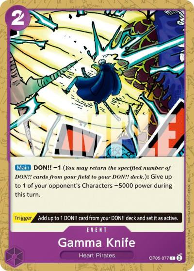 Gamma Knife (Reprint) OP05-077 Premium Booster -The Best- Vol. 2 Card