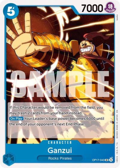 Ganzui OP17-043 The World's Strongest Warriors Card