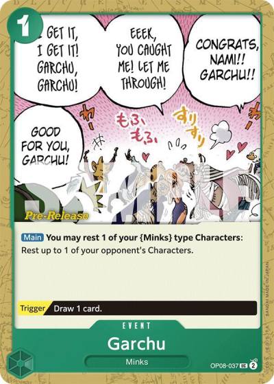 Garchu OP08-037 Two Legends Pre-Release Cards Card