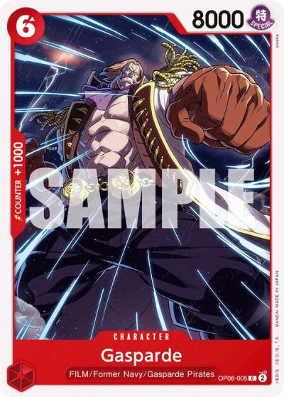 Gasparde OP06-005 Wings of the Captain Card