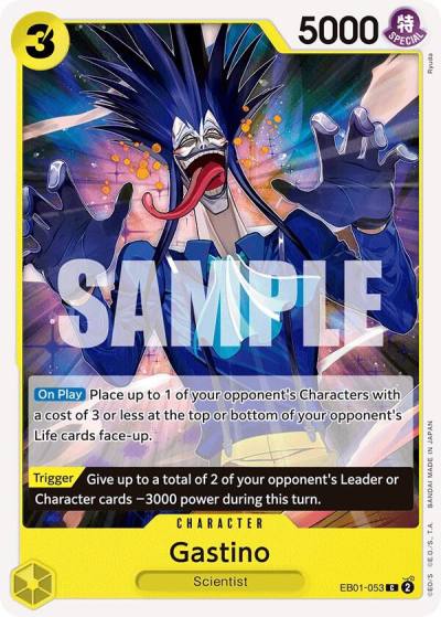 Gastino EB01-053 Extra Booster: Memorial Collection Card