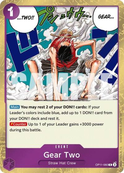 Gear Two OP11-080 A Fist of Divine Speed Card