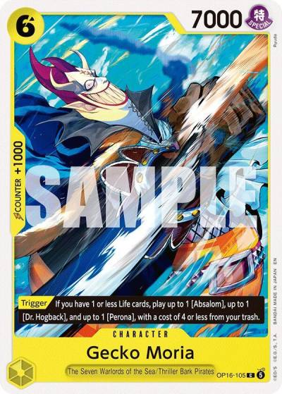 Gecko Moria OP16-105 The Time of Battle Card