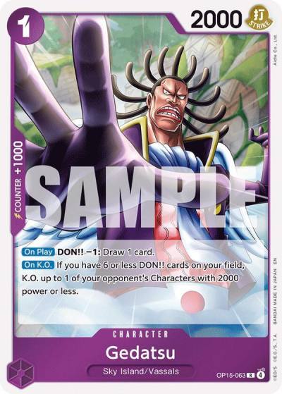 Gedatsu OP15-063 Adventure on Kami's Island Card