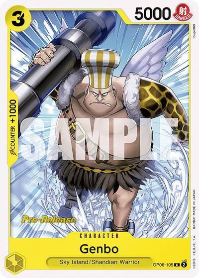 Genbo OP06-105 Wings of the Captain Pre-Release Cards Card