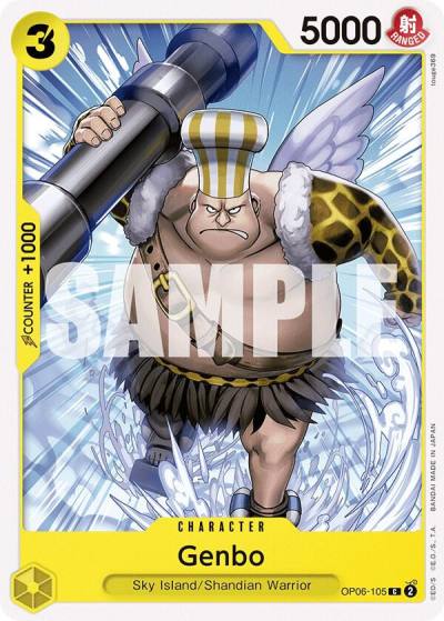 Genbo OP06-105 Wings of the Captain Card