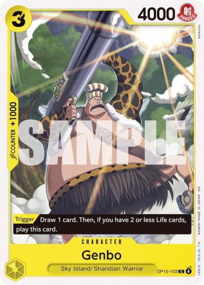 Genbo OP15-103 Adventure on Kami's Island Card