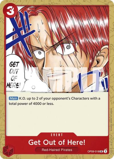 Get Out of Here! OP09-018 Emperors in the New World Card