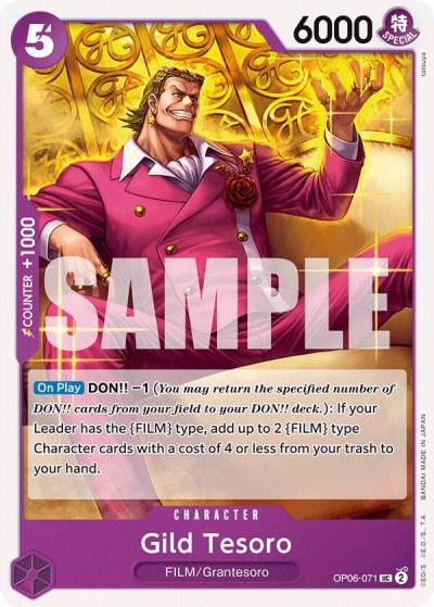 Gild Tesoro OP06-071 Wings of the Captain Card