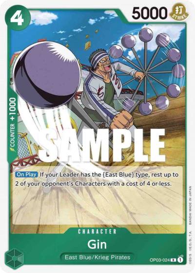Gin OP03-024 Pillars of Strength Card